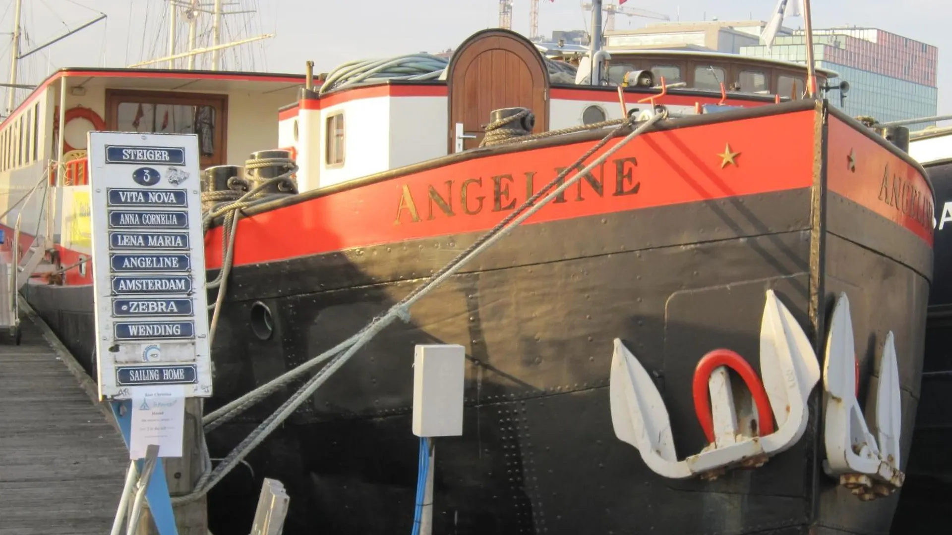 Hotel Hotelboat Angeline Amsterdam